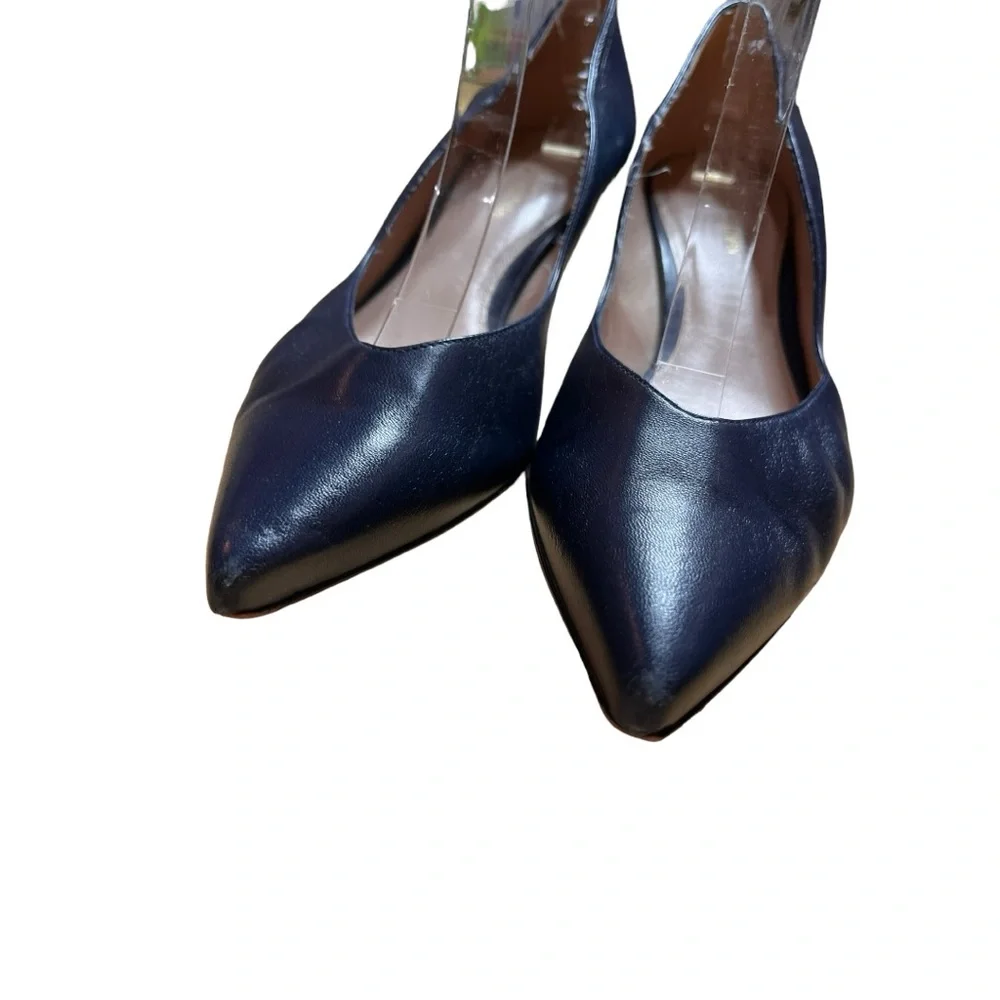 Stuart Weitzman, dark blue heels size 8 1/2